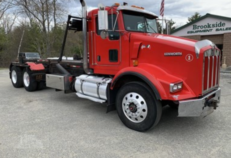 A truck for dumpster rentals near me.